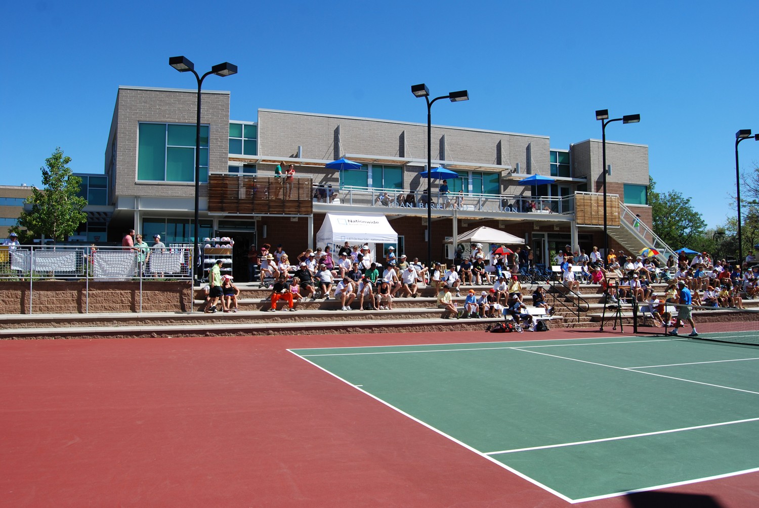 Gates Tennis Center courts during the Colorado State Open